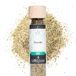 Tzatziki Dip im Reagenzglas